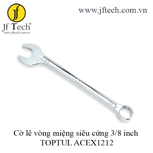 Cờ lê vòng miệng siêu cứng 3/8 inch TOPTUL ACEX1212