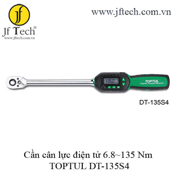 Cần cân lực điện tử 6.8~135 Nm TOPTUL DT-135S4