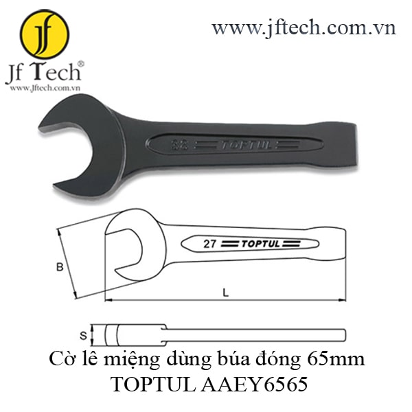 Cờ lê miệng dùng búa đóng 65mm TOPTUL AAEY6565