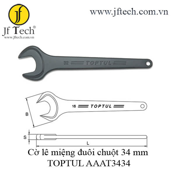 Cờ lê miệng đuôi chuột 34 mm TOPTUL AAAT3434