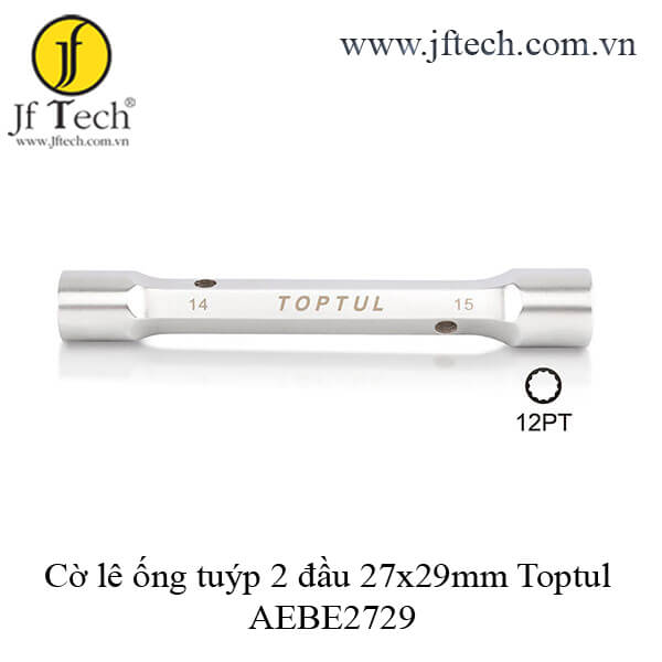 Cờ lê ống tuýp 2 đầu đài loan 27x29mm Toptul AEBE2729