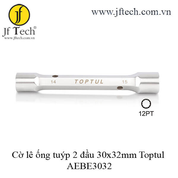 Cờ lê ống tuýp 2 đầu đài loan 30x32mm Toptul AEBE3032