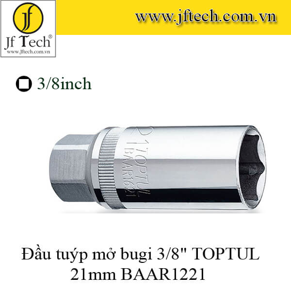 Đầu tuýp mở bugi 3/8