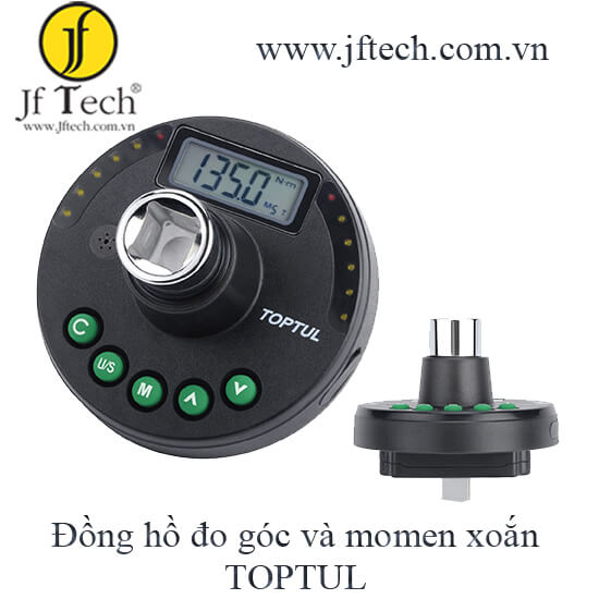Đồng hồ đo lực siết và đo góc vặn điện tử 17-340Nm TOPUL DTA-340A4