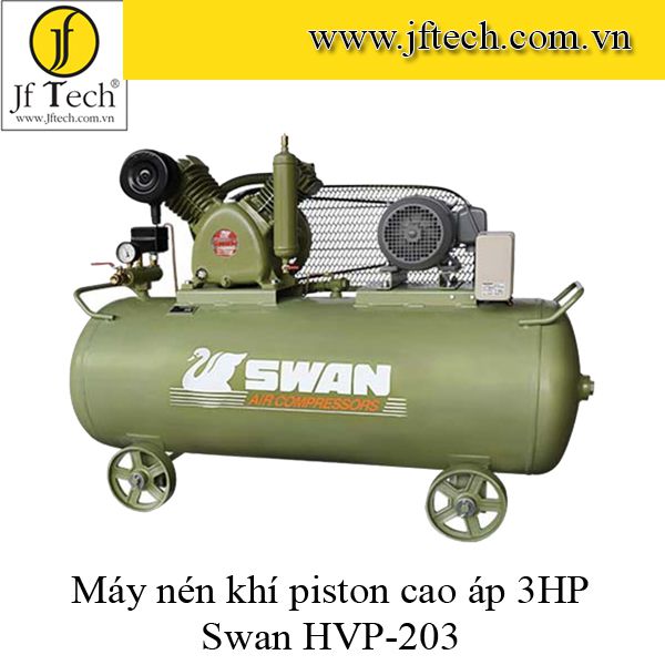 Máy nén khí cao áp 2 cấp piston 3HP Swan Đài Loan