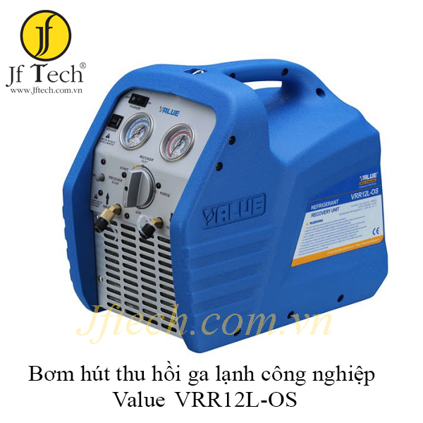 Bơm hút thu hồi ga lạnh công nghiệp Value VRR12L-OS