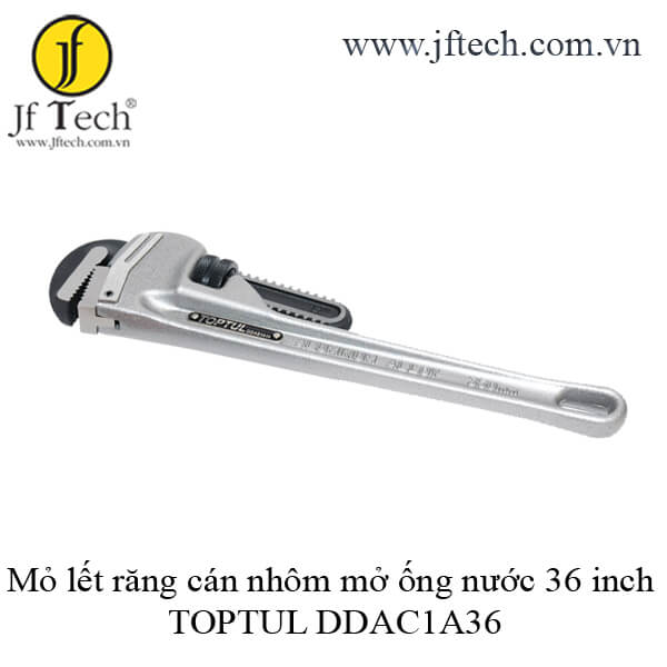 Mỏ lết răng cán nhôm mở ống nước 36 inch TOPTUL DDAC1A36