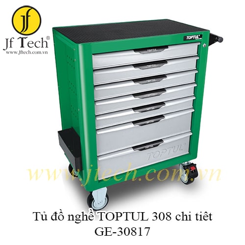 Tủ đồ nghề dụng cụ cầm tay 7 ngăn 308 chi tiết TOPTUL GE-30817
