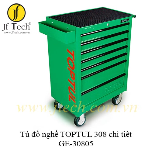 Tủ đồ nghề dụng cụ cầm tay 7 ngăn 308 chi tiết TOPTUL GE-30805