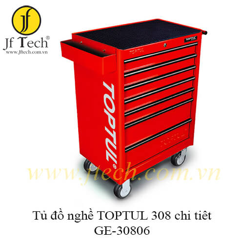 Tủ đồ nghề dụng cụ cầm tay 7 ngăn 308 chi tiết TOPTUL GE-30806